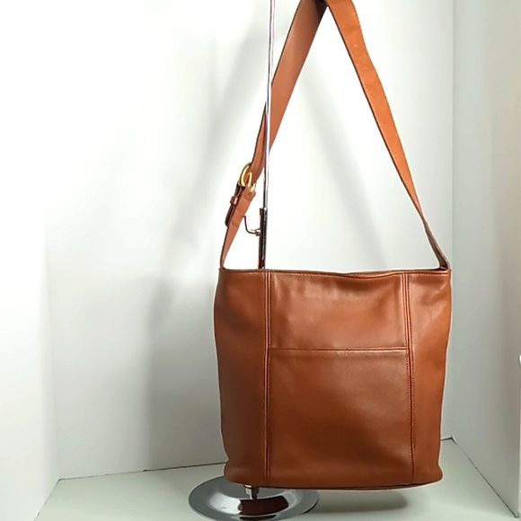 Coach F7C-4169 Vintage Erickson SoHo Leather Bucket/Shoulder Bag- British Tan - Picture 1 of 15